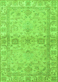 Abstract Green Modern Rug, abs4180grn