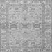 Square Abstract Gray Modern Rug, abs4180gry