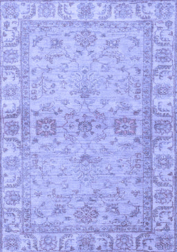 Abstract Blue Modern Rug, abs4180blu