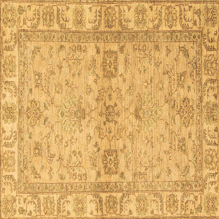 Square Abstract Brown Modern Rug, abs4180brn