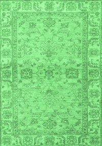 Abstract Emerald Green Modern Rug, abs4180emgrn