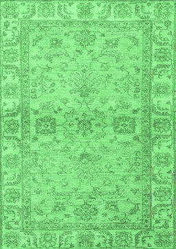 Abstract Emerald Green Modern Rug, abs4180emgrn