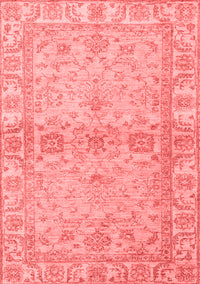 Abstract Red Modern Rug, abs4180red