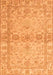 Abstract Orange Modern Rug, abs4180org