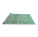 Sideview of Machine Washable Abstract Light Blue Modern Rug, wshabs4180lblu