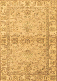 Abstract Brown Modern Rug, abs4180brn