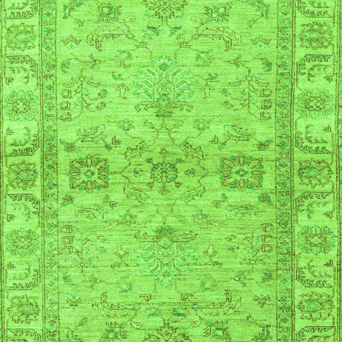 Machine Washable Abstract Green Modern Area Rugs, wshabs4180grn
