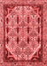 Abstract Red Modern Area Rugs