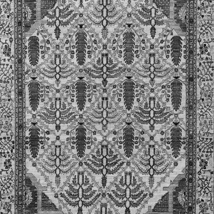 Machine Washable Abstract Gray Modern Rug, wshabs4181gry