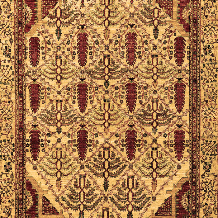 Abstract Brown Modern Rug, abs4181brn