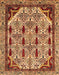 Abstract Orange Modern Rug, abs4181