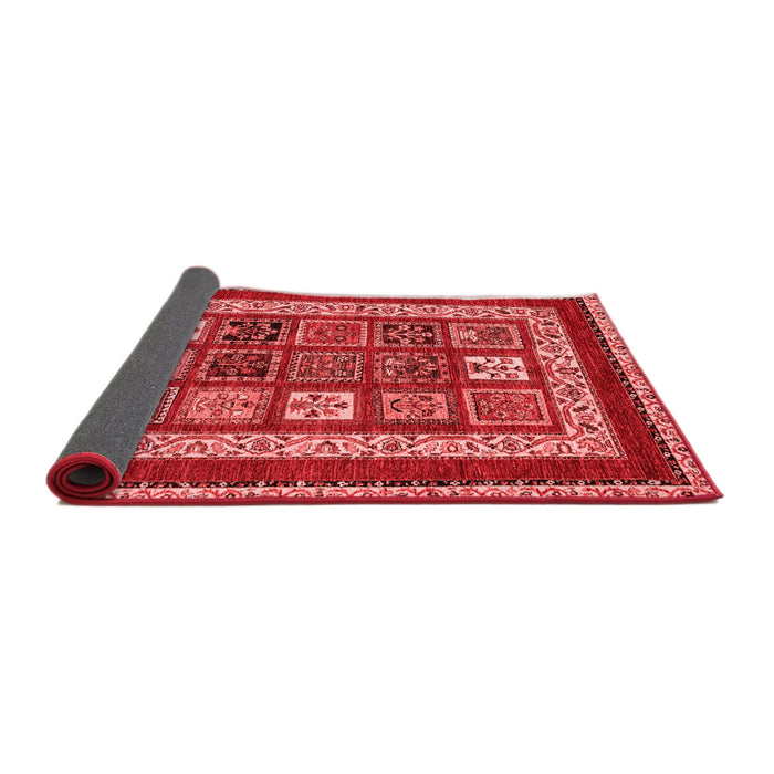 Abstract Red Modern Area Rugs
