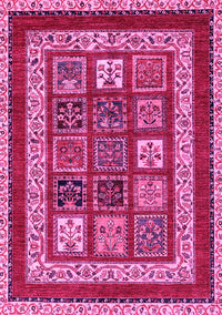 Abstract Pink Modern Rug, abs4182pnk