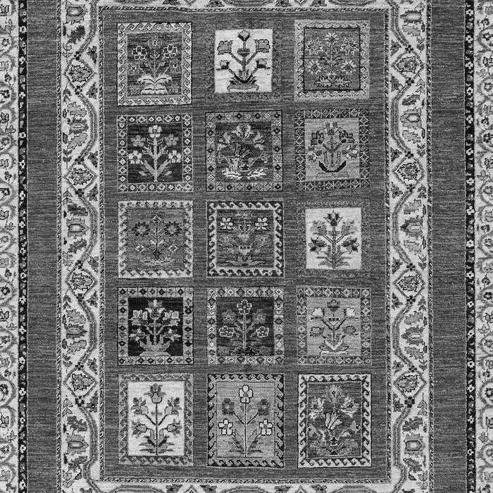 Machine Washable Abstract Gray Modern Rug, wshabs4182gry