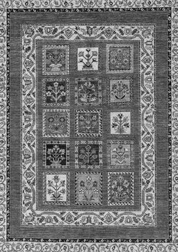 Abstract Gray Modern Rug, abs4182gry