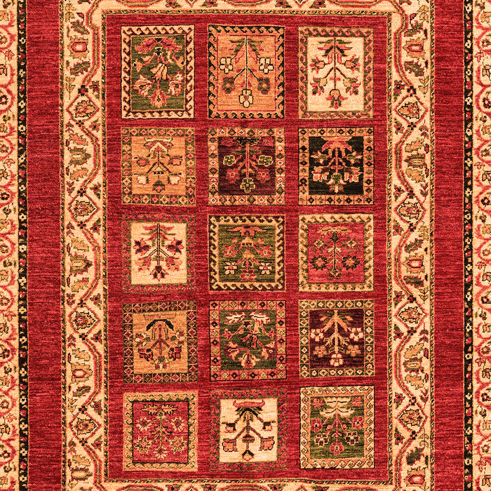 Machine Washable Abstract Orange Modern Area Rugs, wshabs4182org