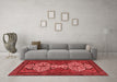 Modern Red Washable Rugs