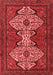 Abstract Red Modern Area Rugs