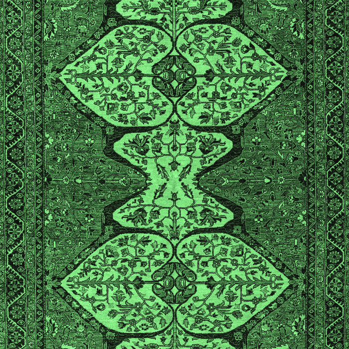 Abstract Emerald Green Modern Rug, abs4183emgrn