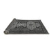 Sideview of Abstract Gray Modern Rug, abs4183gry