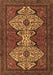 Abstract Brown Modern Rug, abs4183brn