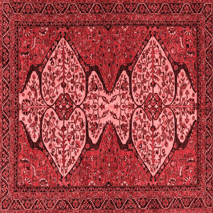 Abstract Red Modern Rug, abs4183red