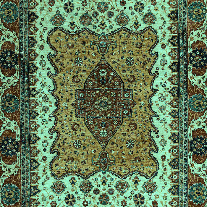 Abstract Turquoise Modern Rug, abs4184turq