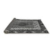 Sideview of Abstract Gray Modern Rug, abs4184gry