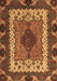 Machine Washable Abstract Brown Modern Rug, wshabs4184brn