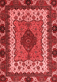 Abstract Red Modern Rug, abs4184red