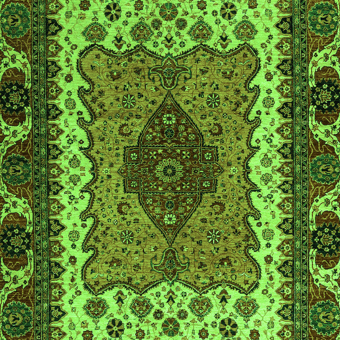 Abstract Green Modern Rug, abs4184grn