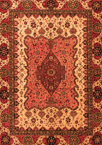 Abstract Orange Modern Rug, abs4184org