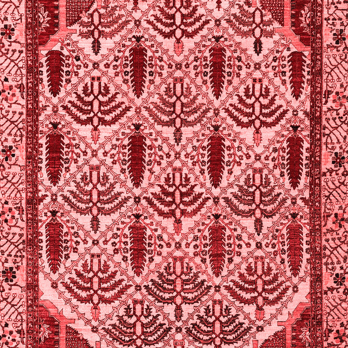 Abstract Red Modern Area Rugs