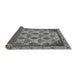 Sideview of Abstract Gray Modern Rug, abs4185gry