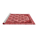 Modern Red Washable Rugs