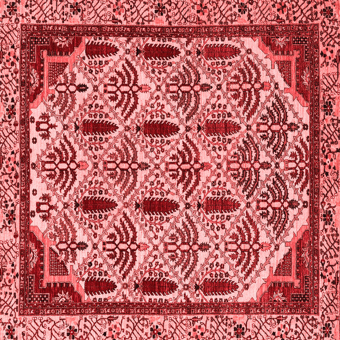 Abstract Red Modern Rug, abs4185red