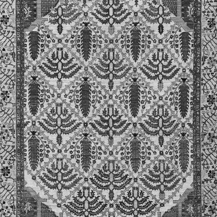 Machine Washable Abstract Gray Modern Rug, wshabs4185gry