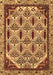 Abstract Brown Modern Rug, abs4185brn