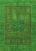 Abstract Green Modern Rug, abs4186grn