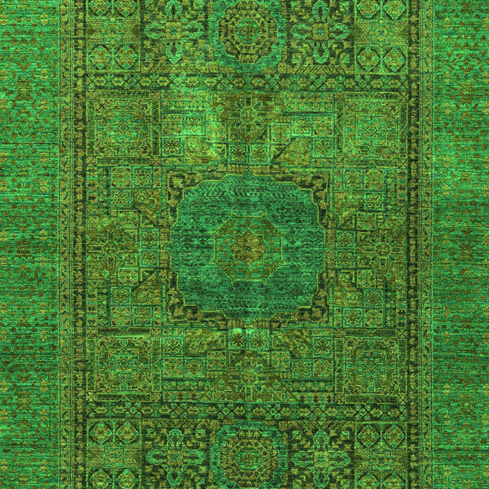 Abstract Green Modern Rug, abs4186grn
