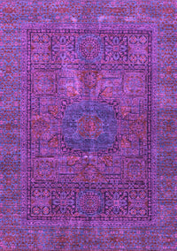 Abstract Purple Modern Rug, abs4186pur