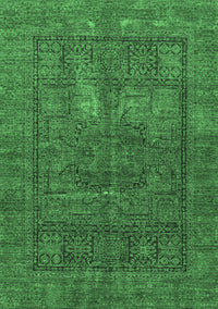 Abstract Emerald Green Modern Rug, abs4186emgrn