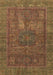 Abstract Brown Modern Rug, abs4186brn