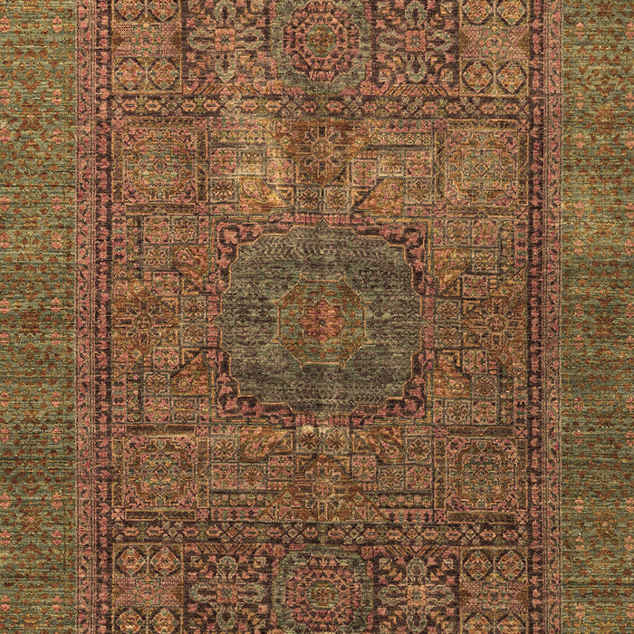 Abstract Brown Modern Rug, abs4186brn