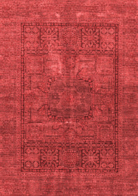 Abstract Red Modern Rug, abs4186red