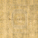 Square Abstract Brown Modern Rug, abs4187brn