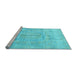 Sideview of Machine Washable Abstract Light Blue Modern Rug, wshabs4187lblu