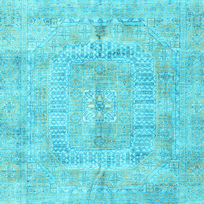 Machine Washable Abstract Light Blue Modern Rug, wshabs4187lblu
