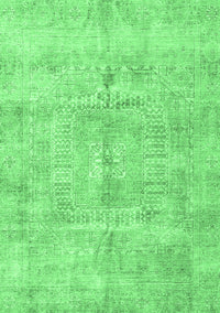 Abstract Emerald Green Modern Rug, abs4187emgrn