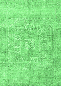 Abstract Emerald Green Modern Rug, abs4187emgrn